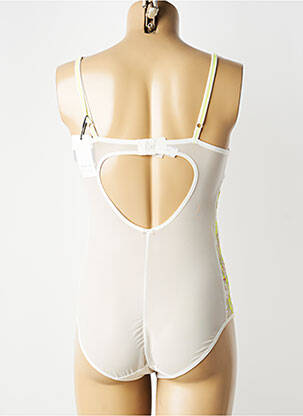 Body lingerie fermeture agrafe blanc MARIE JO femme