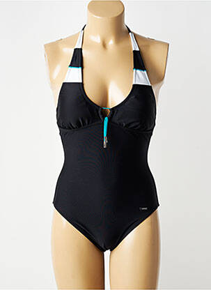 Maillot de bain 1 pièce stretch haut soutien-gorge moulé noir ESPRIT femme