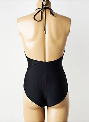 Maillot de bain 1 pièce stretch haut soutien-gorge moulé noir ESPRIT femme