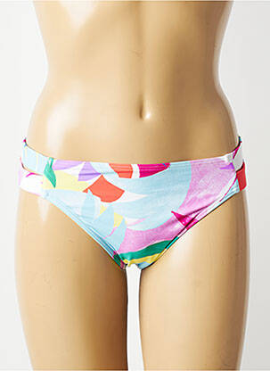 Bas de maillot de bain imprimé fantaisie culotte bleu ESPRIT femme