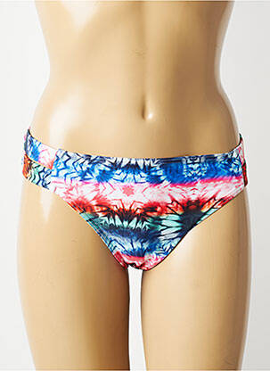Bas de maillot de bain effet matière satinée culotte bleu ESPRIT femme