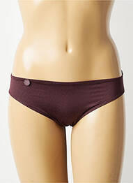 Bas de maillot de bain stretch culotte marron MARIE JO femme