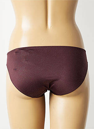 Bas de maillot de bain stretch culotte marron MARIE JO femme