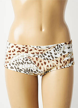 Bas de maillot de bain stretch culotte beige TYCHE VALERIE femme