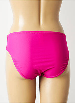 Bas de maillot de bain stretch culotte rose DEIDAD femme