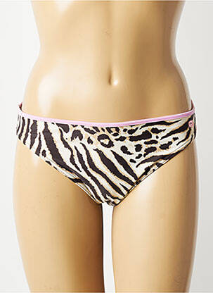 Bas de maillot de bain stretch culotte noir ARIELLA femme