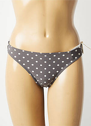String tissage popeline gris MARIE JO femme