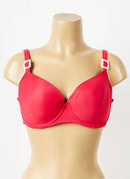 Haut de maillot de bain stretch haut soutien-gorge moulé rose CURVY KATE femme