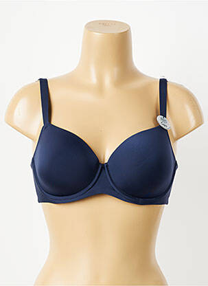 Soutien-gorge effet matière satinée haut soutien-gorge moulé bleu ESPRIT femme
