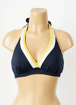 Haut de maillot de bain stretch haut triangles bleu ESPRIT femme