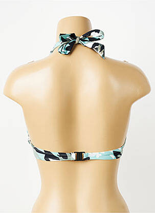 Haut de maillot de bain stretch haut triangles vert ESPRIT femme