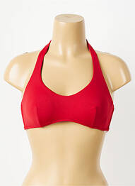 Haut de maillot de bain stretch rouge HENEJOLIE femme