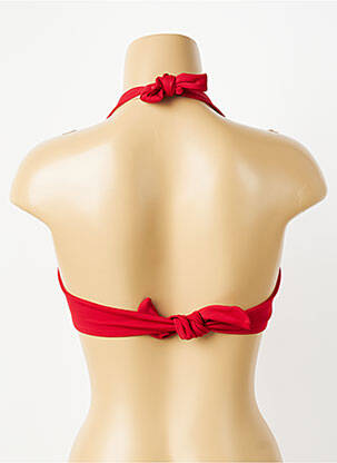 Haut de maillot de bain stretch rouge HENEJOLIE femme