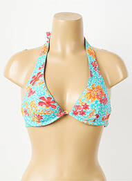 Haut de maillot de bain stretch bleu ESPRIT femme