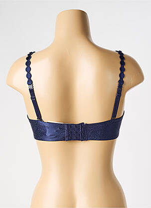 Soutien-gorge effet matière satinée haut soutien-gorge moulé bleu MARIE JO femme