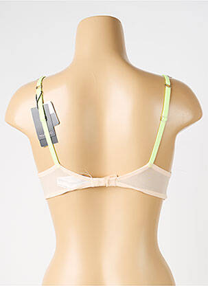 Soutien-gorge effet matière satinée haut soutien-gorge push-up jaune MARIE JO femme