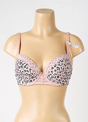 Soutien-gorge broderie haut soutien-gorge moulé rose ESPRIT femme