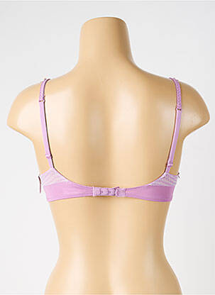 Soutien-gorge effet matière satinée haut soutien-gorge push-up violet MARIE JO femme
