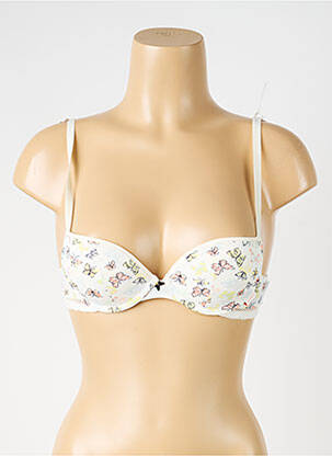 Soutien-gorge effet matière satinée haut soutien-gorge push-up jaune ESPRIT femme