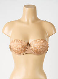Soutien-gorge légère et transparente haut bandeau chair AUBADE femme