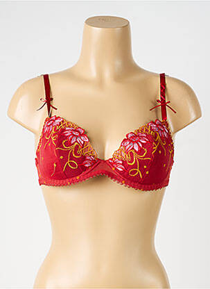 Soutien-gorge légère et transparente haut soutien-gorge emboitant rouge RIEN femme