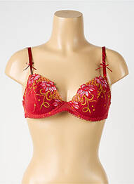 Soutien-gorge légère et transparente haut soutien-gorge emboitant rouge RIEN femme