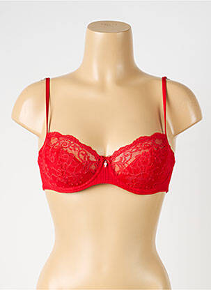 Soutien-gorge légère et transparente haut soutien-gorge moulé rouge MARIE JO femme