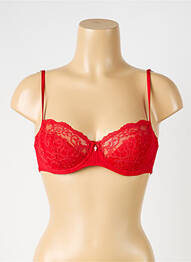 Soutien-gorge légère et transparente haut soutien-gorge moulé rouge MARIE JO femme