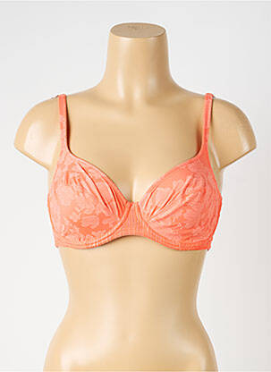 Soutien-gorge effet matière satinée haut soutien-gorge emboitant orange MARIE JO femme