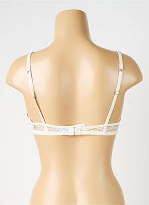Soutien-gorge légère et transparente haut soutien-gorge emboitant beige EDC femme