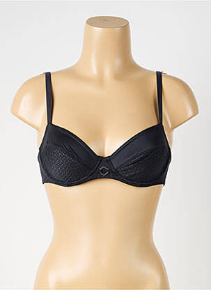 Soutien-gorge effet matière satinée haut soutien-gorge emboitant noir MARIE JO femme