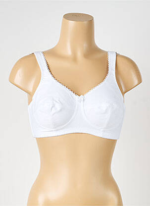 Soutien-gorge sans armature haut soutien-gorge emboitant blanc PIEGE femme