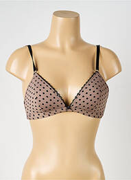 Soutien-gorge sans armature haut soutien-gorge moulé marron BANANA MOON femme