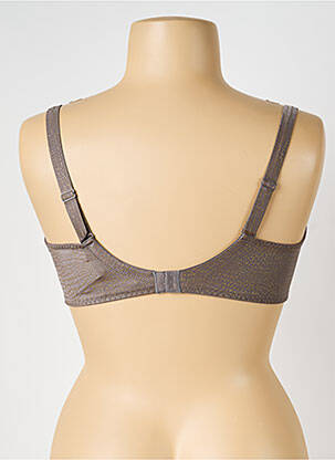 Soutien-gorge effet matière satinée haut soutien-gorge emboitant gris PRIMADONNA femme