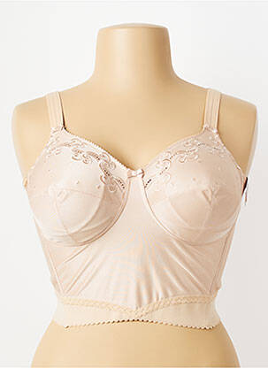 Soutien-gorge effet matière satinée haut soutien-gorge emboitant beige PRIMADONNA femme