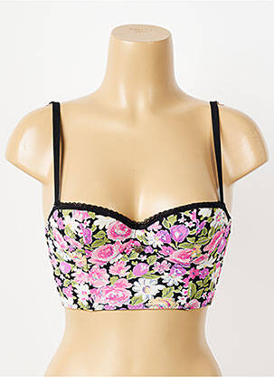 Soutien-gorge haut soutien-gorge moulé haut soutien-gorge moulé noir BANANA MOON femme