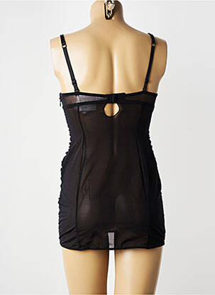 Nuisette/combinette effet matière satinée noir AUBADE femme