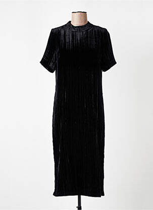 Robe pull stretch manches courtes noir COMPTOIR DES COTONNIERS femme