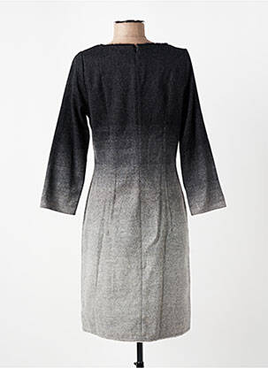Robe mi-longue manches 3/4 manches 3/4 gris D.SPORT femme