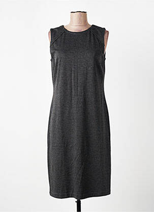 Robe mi-longue sans manche sans manche gris BROOKS BROTHERS femme