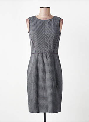 Robe mi-longue sans manche sans manche gris BROOKS BROTHERS femme
