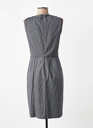 Robe mi-longue sans manche sans manche gris BROOKS BROTHERS femme