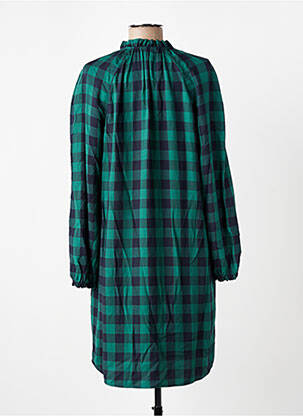 Robe mi-longue manches longues manches longues vert COMPTOIR DES COTONNIERS femme
