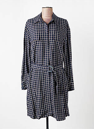 Robe courte manches longues manches longues bleu COMPTOIR DES COTONNIERS femme