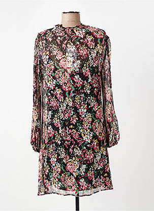 Robe courte manches longues manches longues noir COMPTOIR DES COTONNIERS femme