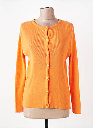 Gilet manches longues stretch orange WEILL femme
