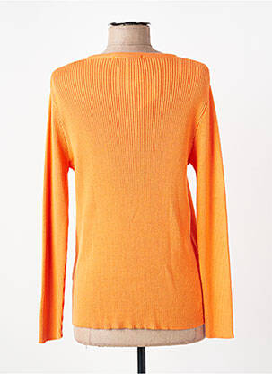 Gilet manches longues stretch orange WEILL femme