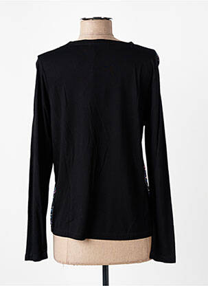 T-shirt manches longues manches longues noir LA FEE MARABOUTEE femme