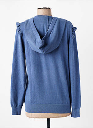 Pull col v manches longues bleu THERMOLACTYL BY DAMART femme
