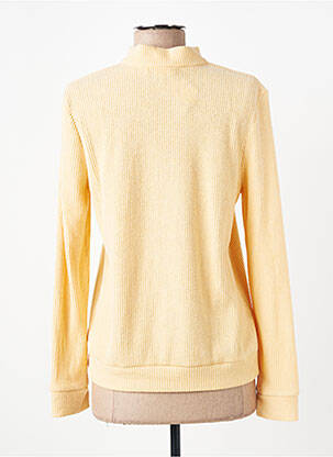 Pull stretch manches longues jaune LES ACOLYTES femme